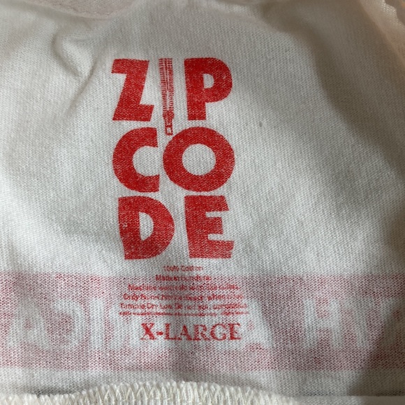 Rolling Stones XL SS T-Shirt Zip Code Tour North America 2015 - Picture 3 of 3